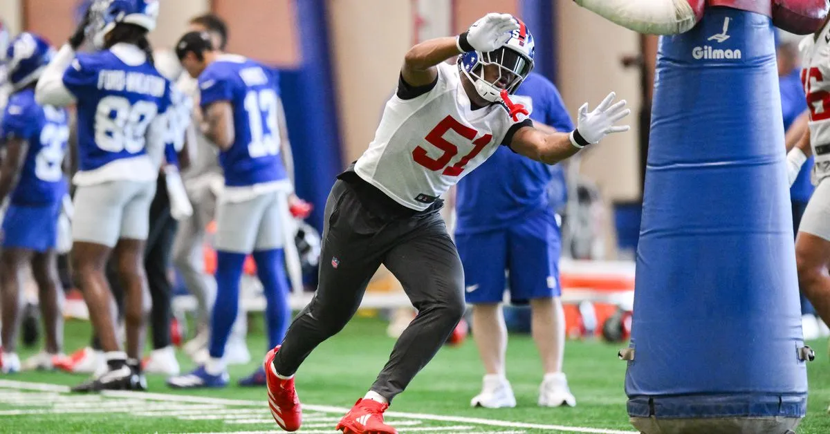 Intisari minicamp Giants, Hari ke-1: Pembelajaran dari latihan
